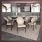 Leisuremod Opaline Series Elegant Wooden Dining Chair in Black Velvet and Taupe OC24BLTP - alternate 2