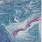 Homeroots 3' X 5' Teal Blue Purple And Pink Abstract Washable Indoor Outdoor Area Rug 602677 - alternate 2