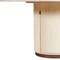 Homeroots 60" White Solid Wood Pedestal Base Round Top Dining Table 606260 - alternate 2