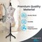 Topmaster Mannequin Adjustable Height Durable Foam and Canvas Construction Wooden Base, Compact Shoulder Width TPMAQTO12 - alternate 2
