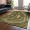 Homeroots 8' X 10' Olive Green And Beige Abstract Washable Indoor Outdoor Area Rug 601293 - alternate 2