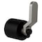 Brizo Litze Single-Handle Freestanding Tub Filler Handle Kit, Industrial Lever Matte Black/Luxe Steel HL7034-BLSL - alternate 2