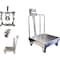 Selleton Scales Stainless Steel Bench Scale with Backrail & Wheels, 24 in x 24 in SL-915-SSBW-24X24 - alternate 1