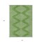 Homeroots 8' X 10' Green And Ivory Geometric Washable Indoor Outdoor Area Rug 598565 - alternate 2