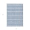 Homeroots 10' X 14' Blue And Denim Blue Southwestern Washable Indoor Outdoor Area Rug 587523 - alternate 2
