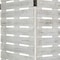 Homeroots 72" White Wood Folding Three Panel Screen Room Divider 274697 - alternate 3