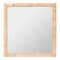 Bali & Pari Lankston Bohemian Natural Rattan Square Accent Wall Mirror 248-13839-ZORO - alternate 1