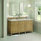 James Martin Vanities Lorelai 60'' D Vanity, Light Natural Oak w/ Jasmine Pearl Silestone Top w/FreePower Wireless Charger 424-V60D-LNO-FEJP - alternate 3