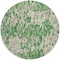 Homeroots 8' Green And Gray Round Striped Washable Indoor Outdoor Area Rug 596670 - alternate 2