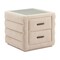 Homeroots 17" Beige Wood Pedestal End Table 668549 - alternate 2
