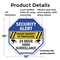 Signmission Security Alert Private Property No, 10 Inch X 10 Inch, Plastic Sign OC-P-10-187 - alternate 2
