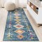 Jonathan Y Tribal Love Geometric Dark Blue/Multi 2 ft. x 8 ft. Runner Rug MOH105A-28 - alternate 1