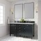 James Martin Vanities Brittany 60'' D Vanity, Black Onyx w/ Victorian Sil Silestone Top w/FreePower Wireless Charger 650-V60D-BKO-FVSL - alternate 2