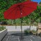 Pure Garden 10-Foot Outdoor Tilting Patio Umbrella and Base, Red 50-100-RB - alternate 2