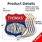 Signmission Thomas's Workshop, 4 inch X 4 inch, Vinyl Decal, 5PK SHI-D-5PACK-4-489-THOMAS - alternate 2