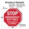 Signmission Exit Sign, Plastic Sign, 10 in W, 10 in H OC-P-2PACK-10-301 - alternate 2