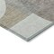 Homeroots 5' X 8' Khaki And Silver Geometric Washable Indoor Outdoor Area Rug 617921 - alternate 2