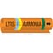 Brady LTRS LIQVAP AMMONIA LOW Pipe Marker, 26in H x 12in W, Fits Pipes 2.5in Dia. Thru 7.875in Dia. 145816 - alternate 1