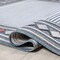 Jonathan Y Sebastian High-Low Modern Diamond Border Blue/Ivory 3 ft. x 5 ft. Indoor/Outdoor Area Rug HWC102D-3 - alternate 2