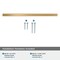 Amerock Cyprus 8-13/16 inch 224mm Center-to-Center Champagne Bronze Cabinet Pull BP26209CZ - alternate 2