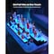 Vevor LED Lighted Liquor Bottle Display 3-Tier 70 Inches for 52 Bottles OK-3-70 - alternate 2