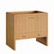 James Martin Vanities Hudson 36" Single Vanity, Light Natural Oak, w/ 3 CM Siberian Silestone Top 435-V36-LNO-3SFR - alternate 3