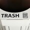 Happimess Fleur 25-Gallon Disposable Corrugated Cardboard Event Trash Can and Recycling Bin, Bridal Ivory, 2PK HPM1301C-SET2 - alternate 4