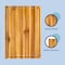 Happimess Eldridge Medium 16"W x 11"D Handcrafted Acacia Wood Grain Thick Reversible Cutting Board w/Juice Gr CUT1002A - alternate 3