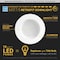 Nuwatt 4 Inch MR16 LED Retrofit 12V Recessed Downlights, 5CCT 2700K-5000K, 600LM, GU5.3 Base, 6PK NW-DL-4-MR16-LV-5CT-WH-6P - alternate 2