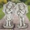 Exhart Resin Stone 18.7 in. Boy and Girl with Umbrella Statue 54895 - alternate 2