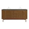 James Martin Vanities Laurent 72" Double Vanity, Honey Oak w/ 3 CM Parisien Bleu Silestone Top 545-V72-HNO-3PBL - alternate 1
