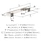 Amerock Bridgeport 3-3/4 inch (96mm) Center-to-Center Satin Nickel Cabinet Pull, 25PK 25VMP37031G10 - alternate 2
