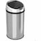 Hls Commercial 8 gal Round Indoor Metal Can, Silver, Touchless Sensor Lid, Stainless Steel, 12 in HLS08RCB - alternate 1
