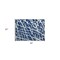 Homeroots 2' X 3' Navy and Ivory Abstract Washable Non Skid Indoor Outdoor Area Rug 559631 - alternate 2