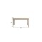 Homeroots 59" Antiqued White Wood Dining Table 630374 - alternate 2