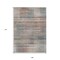 Homeroots 9' X 12' Copper Gray And Blue Striped Washable Indoor Outdoor Area Rug 588056 - alternate 4