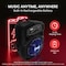 Pyle Pyle 12 in Portable Bluetooth Speaker System, 1000W, LED Lights, USB/Micro SD/FM/BT/Aux, Remote Control PPHP1264A - alternate 2
