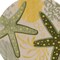 Homeroots 5' Green Yellow Ivory And Dark Green Round Starfish Indoor Outdoor Area Rug 548139 - alternate 3