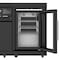 Koolmore Outdoor Kitchen Island, Black, 6 Burners, sink, Storage Cabinet and Beverage Refrigerator KM-OKS-BQHUB-BK - alternate 2
