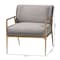 Baxton Studio Ilmari Velvet Lounge Chair 270-14713-ZORO - alternate 2