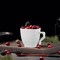 Smarty Had A Party 2 oz. White Square Plastic Mini Coffee Tea Cups (240 Cups), 240PK 6937W-CASE - alternate 1