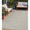 Homeroots 5' X 7' Light Gray Indoor Outdoor Area Rug 522550 - alternate 1