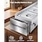Vevor Commercial Propane Steam Table 4-Pan Outdoor Food Warmer Stainless Steel RTC-4T - alternate 2