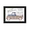 Homeroots All Hearts Come Home for Love Truck 3 Black Framed Print Wall Art 407586 - alternate 1