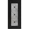 Vdomdoors Aluminum Door Iron 1655 Black Entry Steel Metal Classic Painted 36 x 80 (36 x 80)-Right Inswing IRON1655EXD-BLK-W36xH80-RH-I - alternate 2