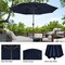 Pure Garden 9 ft Round Patio Umbrella Easy Crank, Vented Canopy Outdoor Umbrella for Shade 50-LG1419 - alternate 3