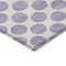 Homeroots 8' X 10' Lavender And Ivory Polka Dot Washable Indoor Outdoor Area Rug 614914 - alternate 2
