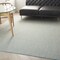 Homeroots 7' X 10' Aqua And Ivory Indoor Outdoor Area Rug 522026 - alternate 3