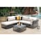 Panama Jack Outdoor Panama Jack Graphite 6-Piece Sectional with Cushions PJO-1601-GRY-6SEC-GL - alternate 2