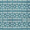 Homeroots 5' X 8' Teal Blue And Ivory Geometric Washable Indoor Outdoor Area Rug 613808 - alternate 2
